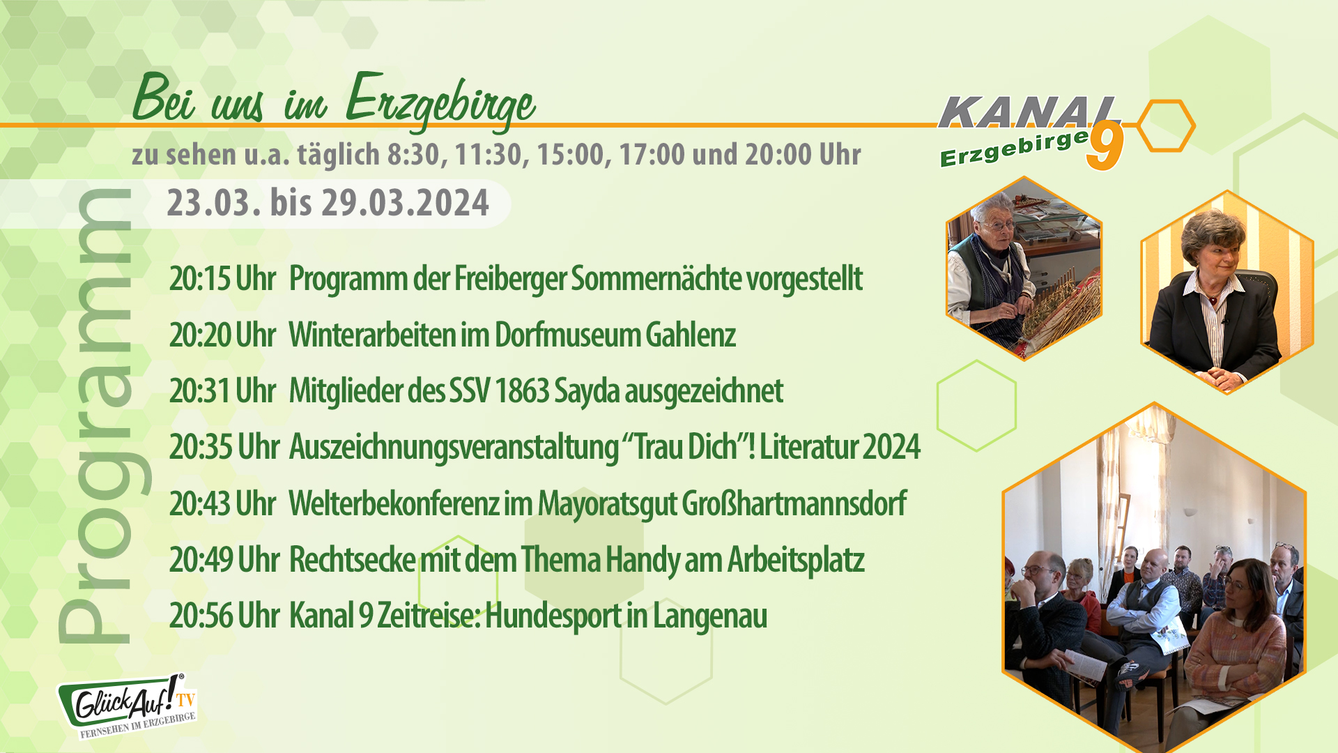 Bei uns im Erzgebirge für die Woche vom 23.03. bis 29.03.2024 Bei uns im Erzgebirge für die Woche vom 23.03. bis 29.03.2024